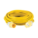 Defender E85233 Extension Lead Yellow 2.5mm2 16A 25m 110V