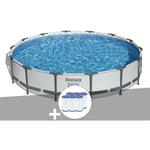 Kit piscine tubulaire Bestway Steel Pro Max ronde 4,27 x 0,84 m + 6 cartouches de filtration