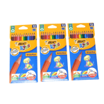 Bic Kids Evolution Coloured Pencils - 3x Pack of 12 - 36 Pencils in Total - New