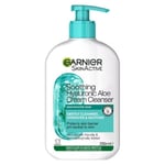 3 x Garnier Skin Active Soothing Hyaluronic Aloe Cream Cleanser 250ml