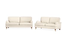 Howard Lyx Sofagruppe 3-seter+2-seter - Beige sofagruppe Bloomington