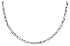 Fossil JA7243040 Heritage D-Link Silver-Tone Brass Chain Jewellery