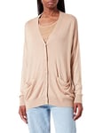 United Colors of Benetton Women's Cardigan M/L 108AD600Y Long Sleeve, Powder Pink 6B9, XS
