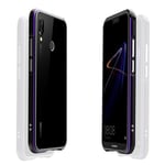 Huawei P20 Lite Alumiini Alloy Ruuvillinen Puhelimen Kehys Puskuri Suoja - Musta/ Violetti Monivärinen