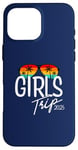 Coque pour iPhone 16 Pro Max Girls Trip 2025 Vacances de voyage pour femmes