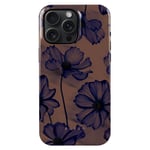 Burga Coque pour iPhone 15 Pro Velvet Night Antichoc Violet Foncé