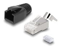 Delock RJ45 stik - Cat 6A / 7 S/FTP - Blød/Solid - 25 stk