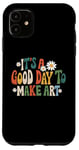 Coque pour iPhone 11 Art Teacher Design First Day of School , Back to School