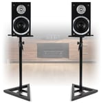 Pair of 5" 140W Home Hi-Fi Bedroom DJ Monitor Speakers with Floor Stands