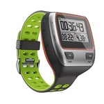 Bracelet de rechange en silicone pour montre Garmin Forerunner 310XT - Pour homme et femme - Avec outil, Sans pierre précieuse