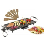 LIVIVO Electric Teppanyaki Table Top Grill Griddle BBQ Barbecue Garden Camping