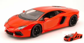 Lamborghini Aventador LP700-4 2011 Arancio Argos 1:24 Modèle 0209 WELLY