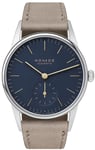 Nomos Glashütte N-329 Orion Sininen/Nahka Ø32.8 mm