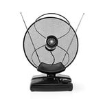 Nedis Antenne HDTV - Amplification 30-36 DB - FM/VHF/UHF - Portée 0-25 km - pour l'intérieur