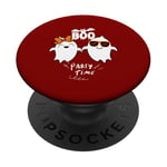 Boo Party Time Halloween Couple Festive PopSockets PopGrip Adhésif