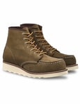 Red Wing Women&apos;s 3377 Heritage 6" Moc Toe Boot - Olive Mohave Leather Colour: Olive Mohave, Size: UK 4 (W)