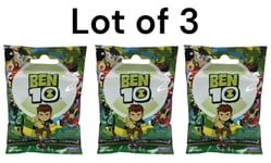 Lot of 3 x Ben 10 Mini Figures In Bild Bag - x 3 Supplied Randomly - BARGAIN