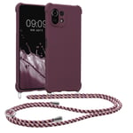 Crossbody Case for Xiaomi 11 Lite 5G NE Mi 11 Lite 5G with Neck Lanyard Strap