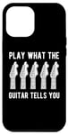 Coque pour iPhone 12 Pro Max Guitariste Musique Rock Guitare électrique