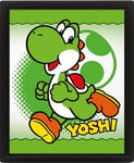 Super Mario (Yoshi) 3D linssimäinen juliste