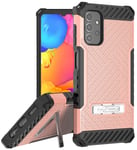 Rugged Anti-Shock Case (Kickstand/Strap) for Galaxy A04s, A04, M13, A32 5G