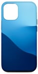 Coque pour iPhone 12/12 Pro Bleu Minimal