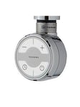 Varmelegeme med afbryder termostat og ''timer''-funktion ( rundt ) 300 watt Krom