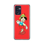 ERT GROUP mobile phone case for Oppo RENO 7 5G original and officially Licensed Disney pattern Pinocchio 001 optimally adapted to the shape of the mobile phone, case made of TPU