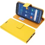 Bag for Doro 8050 Book-Style Protection Case Phone Case Book Cover Yellow