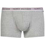 Boxer coupe américaine Tommy Hilfiger en coton gris chiné