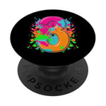 T-shirt 3ème anniversaire pour filles et garçons. Éclaboussures de peinture de 3 ans PopSockets PopGrip Interchangeable