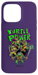 Coque pour iPhone 14 Pro Max Teenage Mutant Ninja Turtles: Mutant Mayhem Retro Group