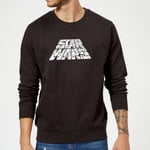 Star Wars The Rise Of Skywalker Trooper Filled Logo Sweatshirt - Black - M