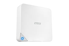 MSI Cubi Mini Desktop PC - (White) (Intel Celeron 3215U 1.70 GHz, 4 GB RAM, Windows 10)