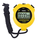 FCXJTU Simple Digital Sports Stopwatch, No Bells, No Clock, No Alarm, Simple Basic Operation, Silent, ON/Off, Pure Stopwatch for Swimming Running Training Kids Coaches Referees Teachers