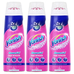 VANISH Lot de 3 Détachants Textile Avant-lavage Powergel Gold - 200 ml