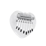 Crystal 8 Keys Kalimba Mini Läpinäkyvä Kalimba Sormipeukalo Piano Lelu Lahjat