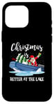 iPhone 16 Pro Max Christmas Life Is Better At The Lake Boat Lover Boating Case