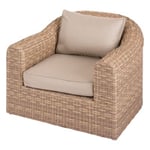 Fauteuil de jardin Moorea coloris savana Hesperide