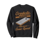 Cornholio Unleashed Bags fly at sonic speed vintage Cornhole Sweatshirt