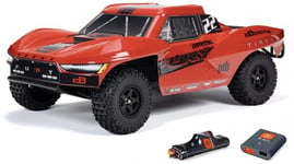 Arrma 1/10 FURY MEGA 550 4X2 SCT with Battery & Charger Red C-ARA3221ST1