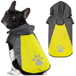 Dog Coats Waterproof Dog Raincoat Dog Jacket Kpuplol Waterproof Dog Coat Dog Rain Jacket Reflective Pet Vest with Soft Dog Clothes for Small Medium Large Dogs