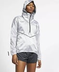 Nike Women's Repel Hooded Running Jacket (Platinum) - Small- New ~ AT1128 095