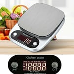 3kg/10kg Kitchen Scales Portable Electronic Digital Lcd Weighing Stainless Steel