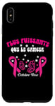 Coque pour iPhone XS Max Octobre Rose 2024 Ruban Combattre Le Cancer Du Sein