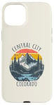 Coque pour iPhone 15 Plus Central City Colorado USA Rétro Montagne Style Vintage