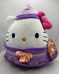 Hello Kitty Witch Squishmallow 8" Plush Soft Toy Halloween Costume NEW UK