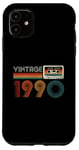 Coque pour iPhone 11 Cassette rétro Vintage 1990 en édition limitée Birthday 34