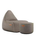 Cobana Lounge Chair & Pouf