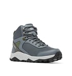 Columbia Men's Trailstorm Ascend Mid WP waterproof mid rise hiking boots, Grey (Graphite x Nori), 7 UK